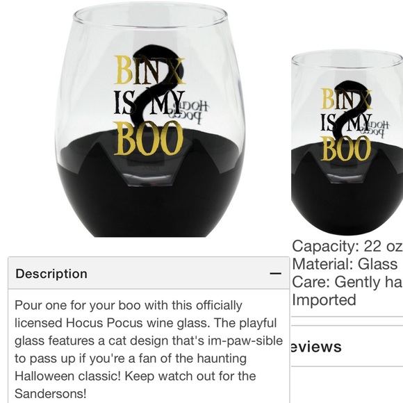 Hocus Pocus Glass🎃👻 - Picture 10 of 10